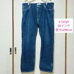 ひ*ん様 x-large　ストレートデニム　W98cm　エクストララージ　パンツ