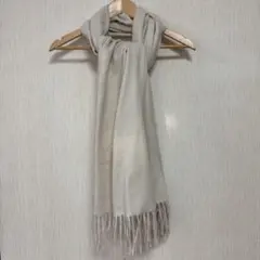 ［期間限定販売〜3/14］ベージュ/マフラー/フリンジ付き