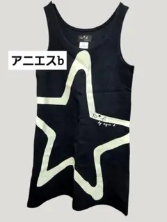 アニエスb 星形プリント ノースリーブワンピース サイズ2