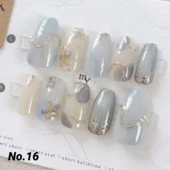 ニュアンスネイル　ぷっくりフラワー　落書き　マグネットネイル　結婚式　ワンホン