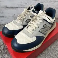 ニューバランスUGS574R3ゴルフシューズ26.5cm ネイビー 箱付き