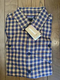 patagonia チェック柄 長袖シャツ薄手