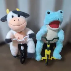 未開封新品 タイトー限定 チャリカエル ~ギミックぬいぐるみ~ 全2種