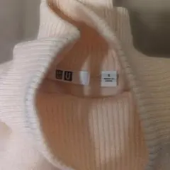 UNIQLO Uモックネックニットセーター ホワイトSサイズ