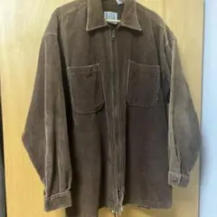 vintage 90s コーデュロイブルゾン シンチラオーバーシャツ風 M