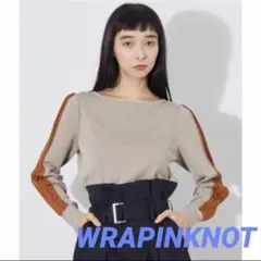 WRAPINKNOT ラメプリーツトップス　STUDIOS限定のサムネイル