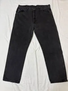 Levi's 550 W40 L30 ブラックデニム バギーパンツ - メルカリ