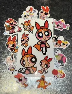 【即日発送】パワーパフガールズ ブロッサム ステッカーセット