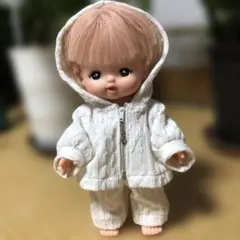 ホワイト フード付きジャケット パンツ セットタイツ3点セット￼