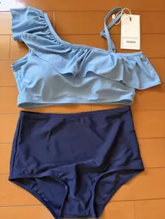 TEDDY セパレート水着 M 水色・紺