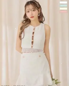 ROBE de FLEURS セットアップ キャバ　ドレス