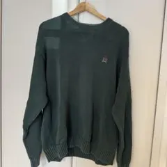 TOMMY HILFIGER グリーン ニットセーター XXL