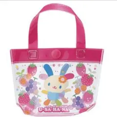 【最安値】サンリオキャラクターズ プールバッグ風ミニポーチ2 ウサハナ