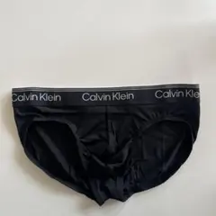カルバンクライン　メンズビキニ　L(M) 黒　ナイロンストレッチ　男性ブリーフ