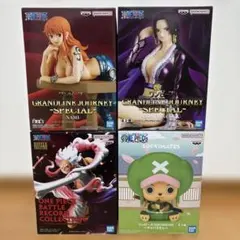 ワンピース フィギュアセット ナミ ハンコック ルフィ チョッパー