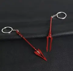 【最安値挑戦】エヴァンゲリオン　ロンギヌスの槍　カシウスの槍　キーホルダーセット