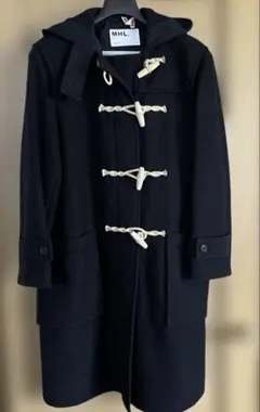 【新品未使用】MHL ブラックダッフルコート 新品 マーガレットハウエル、MHL, ダッフルコート Mサイズ 黒 - メルカリ