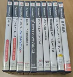 PS2ソフト　10本まとめ売り　ジャンク品