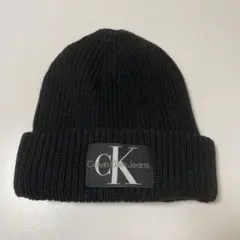Calvin Klein Jeans ブラックニット帽