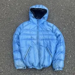 old UNIQLO 00s ダウンジャケット 光沢 y2k 短丈 テック系