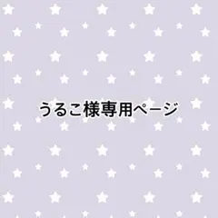 うるこ様専用購入ページ
