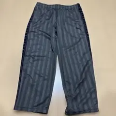 PUMA ストライプ ジャージパンツ グレー パープルのサムネイル