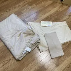 【新品未使用】モリリン　キャメル肌掛け布団とカバーセット