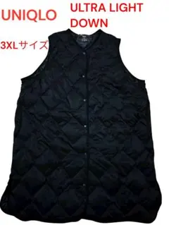 【大特価】　ユニクロ　ウルトラライトダウン　3XL ベスト　レディース　90%