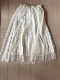フレアスカート　アイボリー F