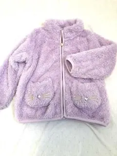 【訳アリ】エニィファム　猫ポケット　ボアジャケット 100cm