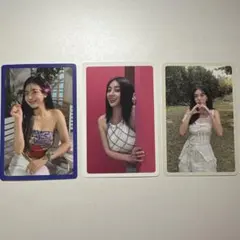TWICE ジヒョ 特典トレカ 3点セット