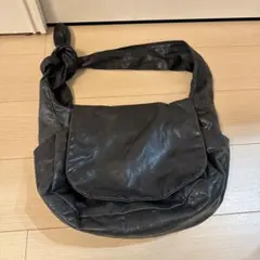 m0851 黒 レザーバッグ