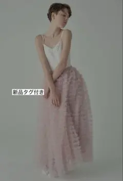 【HONEY MI HONEY】tulle tiered long skirtのサムネイル
