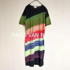 DRIES VAN NOTEN × Len Lye グラフィック 半袖ワンピースのサムネイル