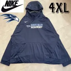 ナイキ　NIKE　メンズ　輸入古着　パーカー・スウェット　ネイビー　4XL・5L