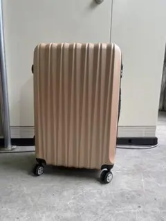 大容量105L☆Lサイズ新品未使用　スーツケース　シャンパンゴールド軽量5-7泊のサムネイル
