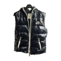 MONCLER ダウンベスト ナイロン フード