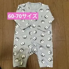 ペンギン柄ロンパース 60-70cm