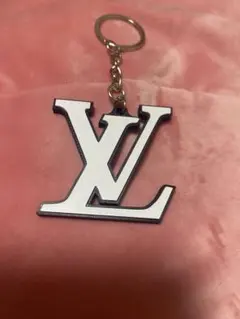 vLロゴ キーホルダー ホワイト ブラック