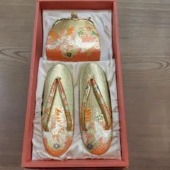 和装用草履と小物入れセット