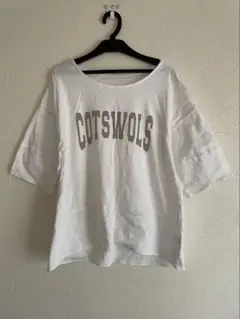 soeur7 Tシャツ　トップス　カットソー　白　ヤマダヤ　コットン
