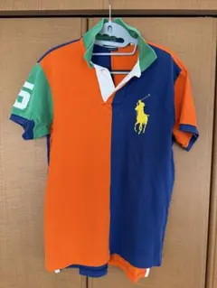 【値下げしました！】ラルフローレンのポロシャツ オレンジ 青 緑 5