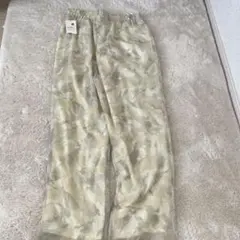 earth music & ecology シアーマーブルセミフレアパンツ