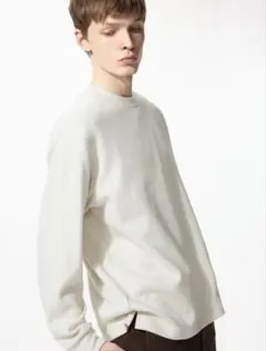 UNIQLO ユニクロ ソフトニット フリース クルーネックT レディース