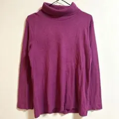 美品✨ユニクロ　UNIQLO ヒートテックフリースタートルネックTシャツ　XL