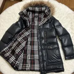 極美品BURBERRY BLACK LABEL ダウンジャケット　ノバチェックM