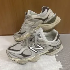 New Balance 9060 グレー/ブラウン スニーカー　23.5cm