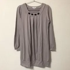 Honeys GLACIER ビジューワンピース オフィスカジュアル