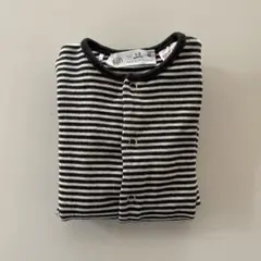 ZARA baby ボーダーロンパース　1-3ヶ月　62