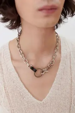 here's CETACEA LEATHER CHOKER NECKLACE - メルカリ